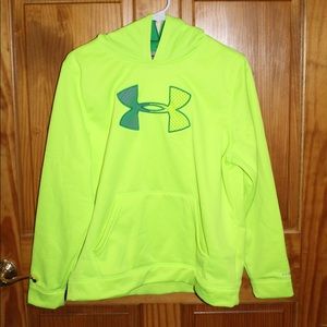 Green under armour sweatshirt